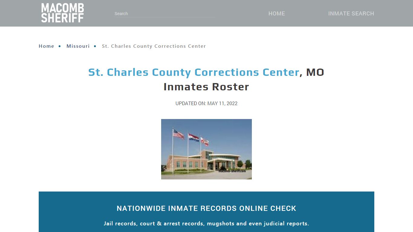 St. Charles County Corrections Center, MO Jail Roster ...